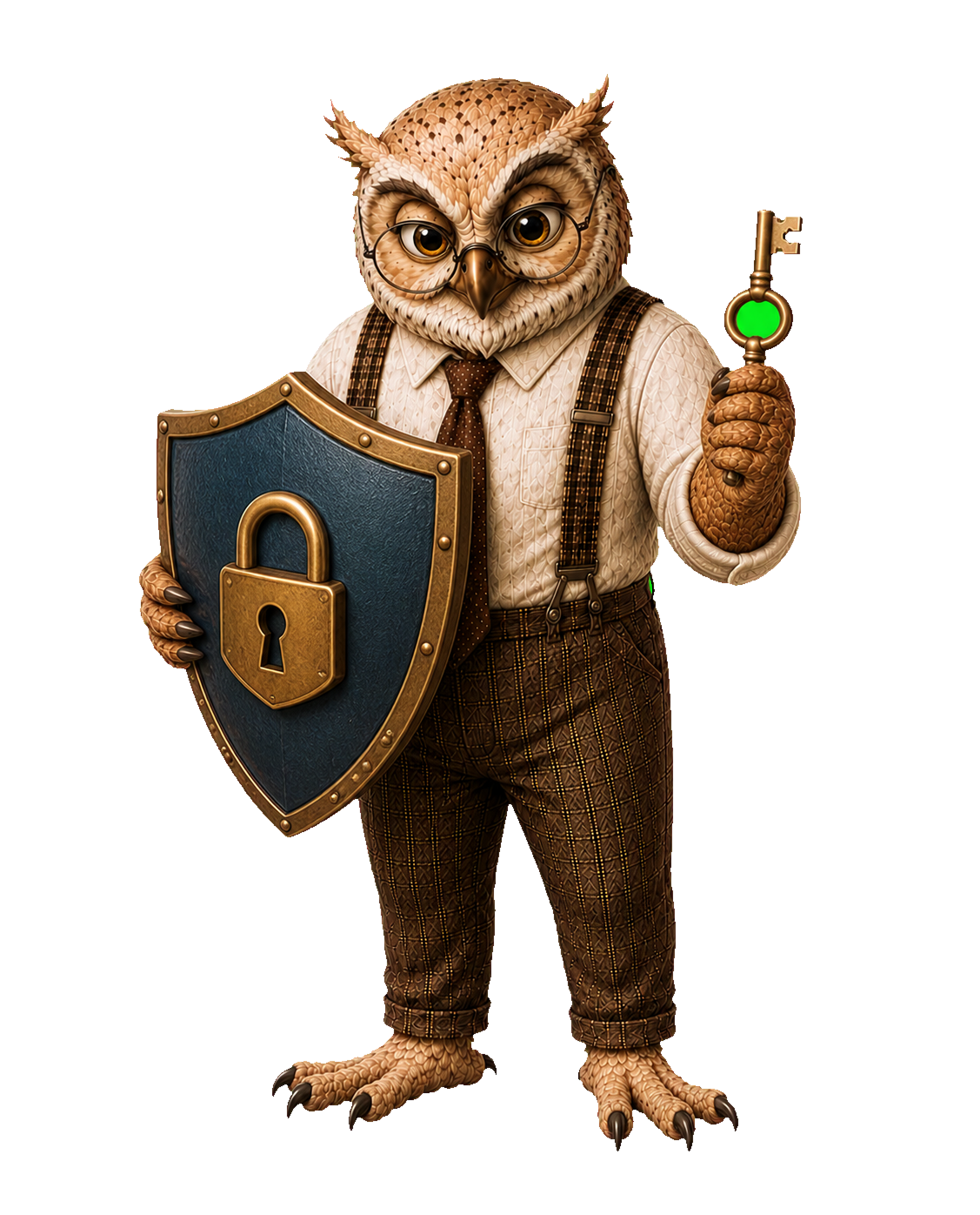 AxiOwl owl protecting a secure message path